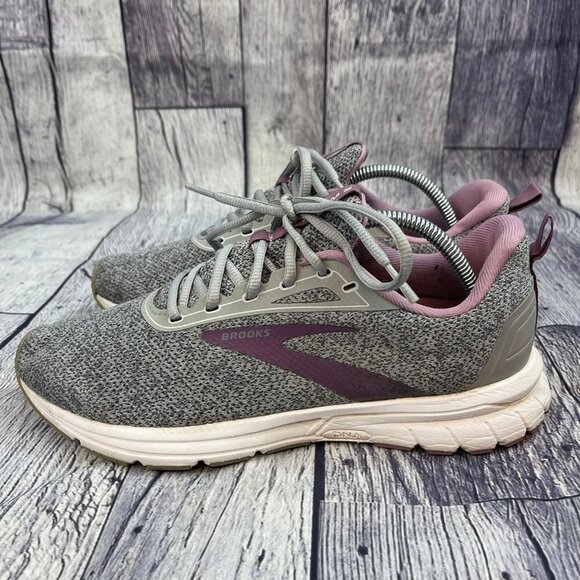Brooks Anthem 3 Women's size 9.5 Running training Athletic Shoes Grey Purple - Picture 4 of 12
